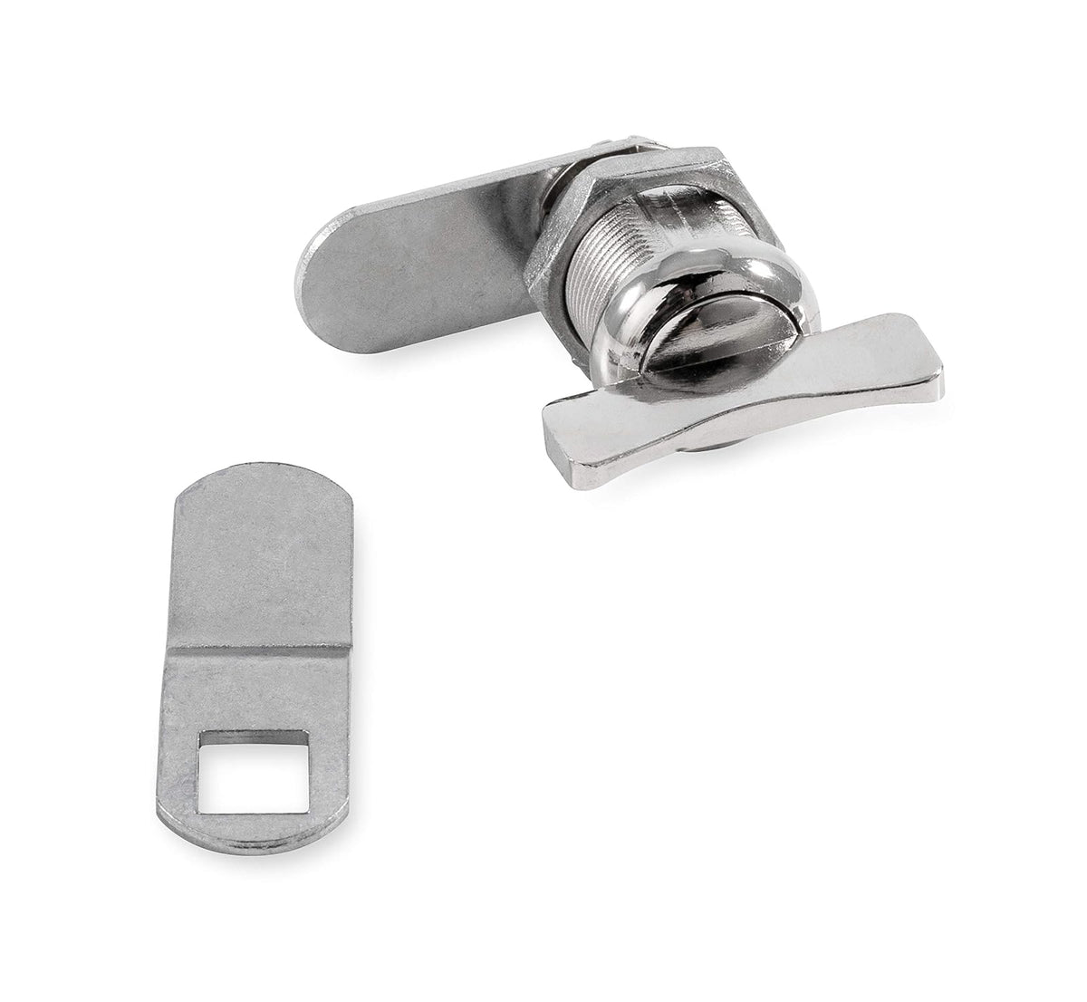Camco 44323 Bloqueo de Leva Desplazada Operado por Pulgar 7/8 Pulgadas Plateado