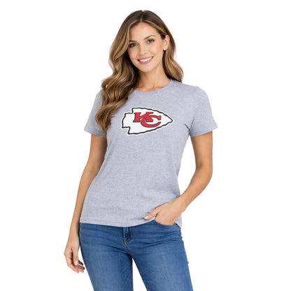 NFL Playera Aficionado Básica Kansas City Chiefs - M - Jaspe