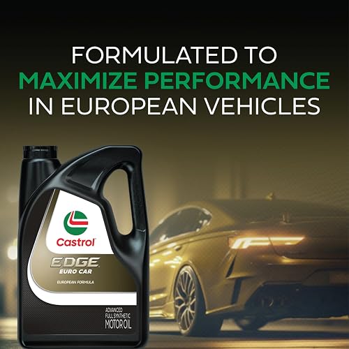 Castrol - Aceite de motor avanzado completamente sintético Edge 5W-40 A3/B4, jarra de 5 cuartos