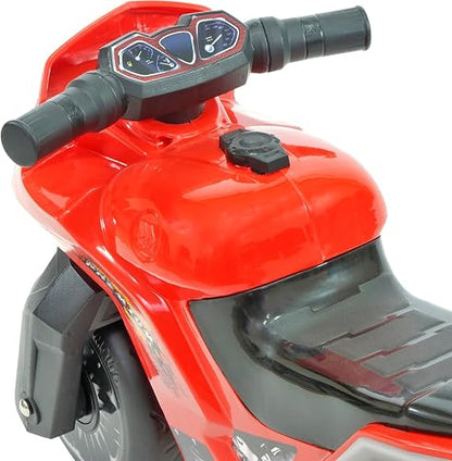 PRINSEL | Moto Correpasillos | Montable para Niños | Motocross Premium | Rojo | De 2 a 4 Años, Diseño Moderno y Realista, Ruedas Anchas | Artículos para Niños