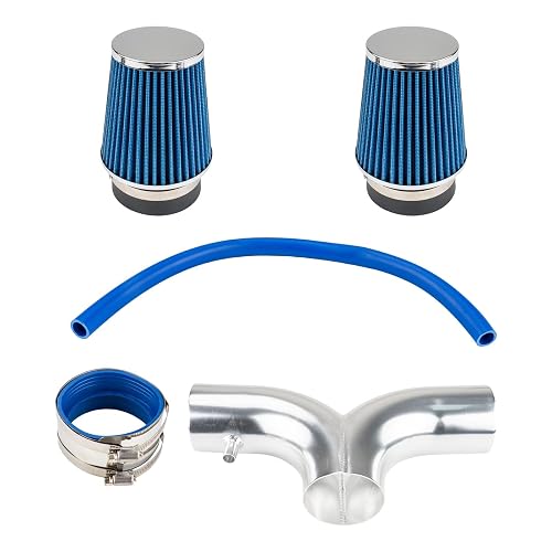 ZonCar - Sistema de entrada de aire frío para Corvette 5.7L V8 1997 1998 1999 2000 azul