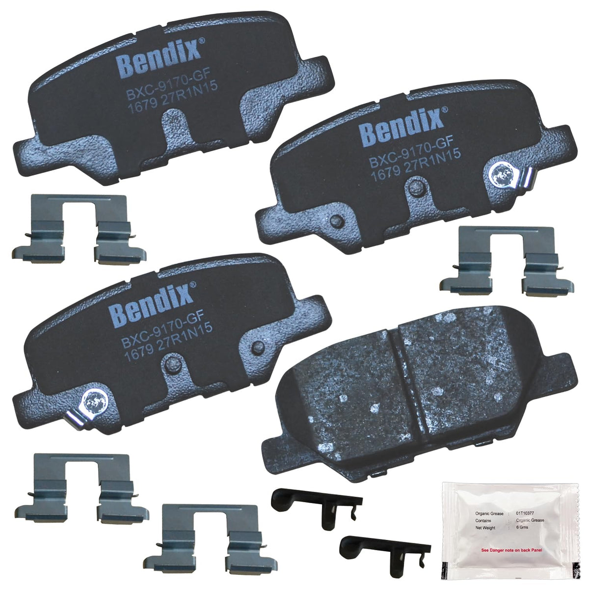 Bendix Priority1 Pastillas de Freno Traseras de Cerámica - CFC1679