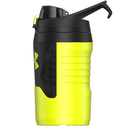 Under Armour - Botellas de agua aisladas de 32 onzas, jarra de agua deportiva con asa, gancho de cerca, resistente a fugas para béisbol, fútbol y más, botellas de agua de 32 onzas, botella de agua