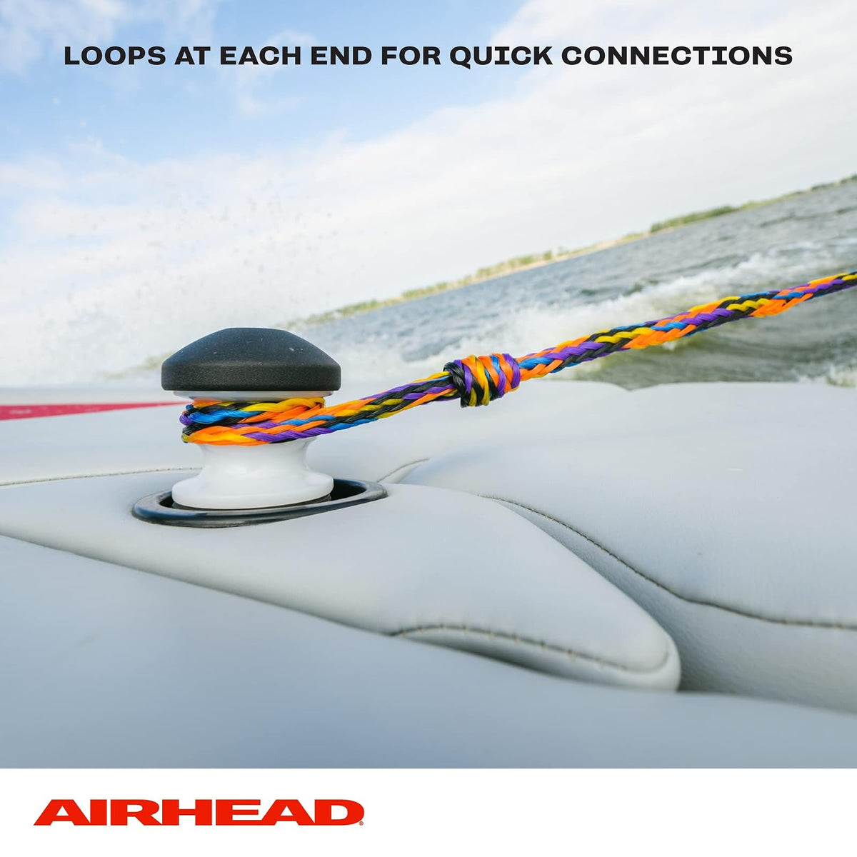 Kwik Tek AIRHEAD AHTR-4000, 4 Rider Tube Tow Rope