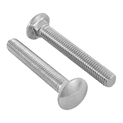 Fiero Tornillo de Carruaje Acabado Galvanizado Bolsa con 60 Piezas - 1 - 2"x3 1 - 2"