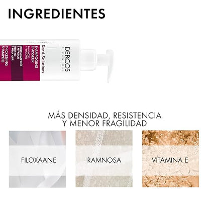 VICHY Shampoo Densificador con Vitamina E Vichy Dercos Densi-Solutions 250ml
