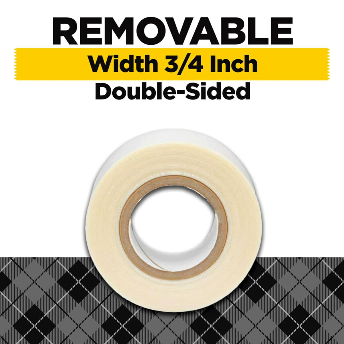 Cinta de tela extraíble Scotch, 1,9 cm x 1,5 m. (FTR-1-CFT)