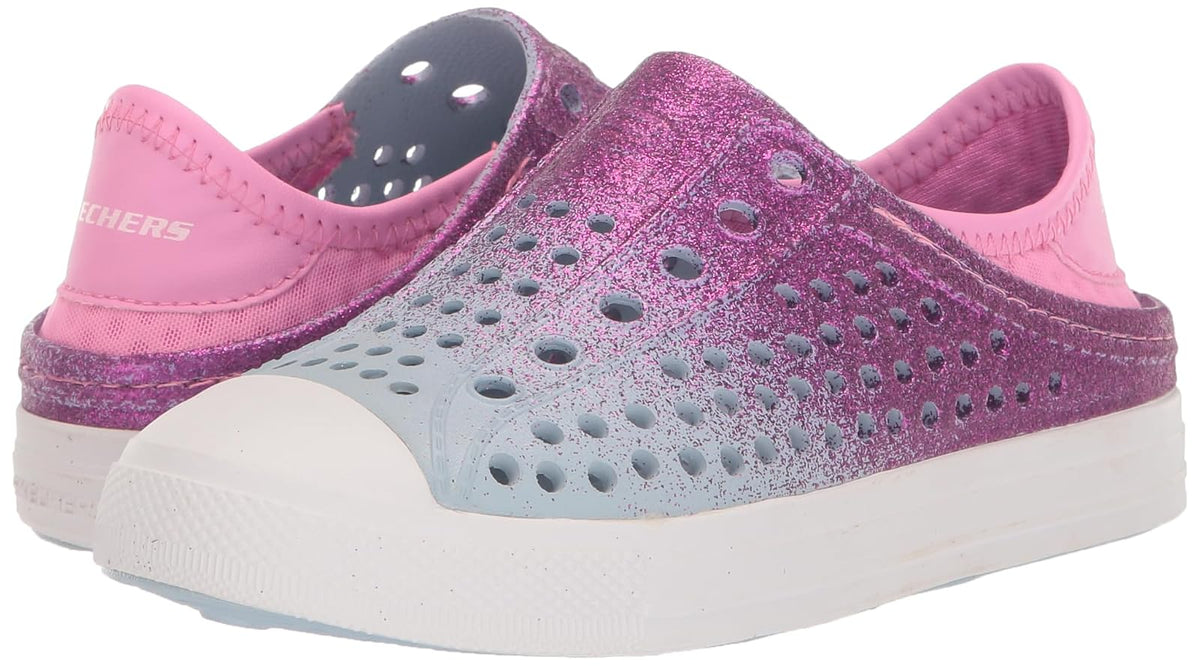 Skechers Foamies Guzman Steps - Zapato de Agua Glitterland Zapatillas para Niñas