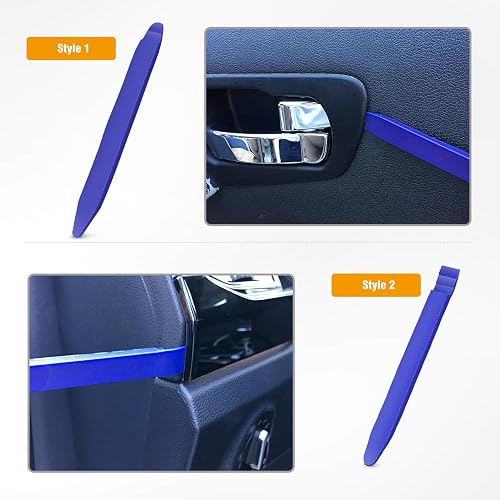 GOOACC Auto Trim Removal Tool Kit No-Scratch Tool Kit for Car Audio Dash Panel Window Molding Fastener Remover Tool Kit