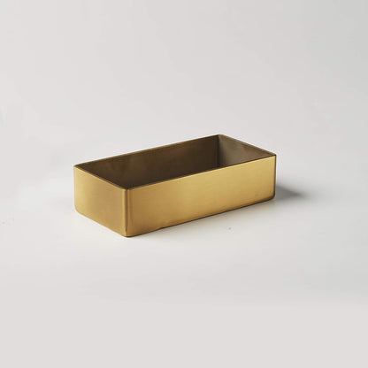 American Metalcraft - Soporte para sobres de azúcar, acero inoxidable dorado - 4.3" x 2.3" x 1"