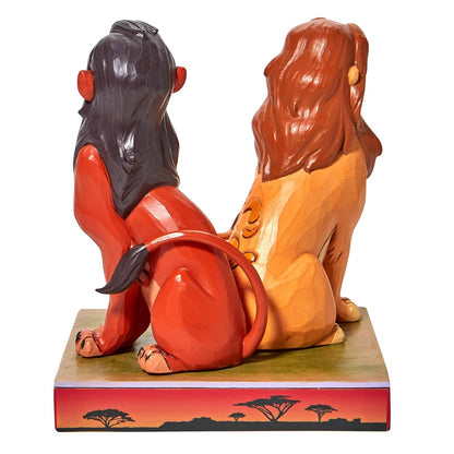 Enesco Jim Shore Disney Traditions - Figura de Simba y Cicatriz del Rey león, 6.5 Pulgadas, Multicolor