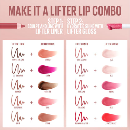 Maybelline New York Lifter Gloss Lip Gloss Makeup With Hyaluronic Acid, Hydrating, High Shine, Hydrated Lips, Fuller-looking Lips, Brass, 0.18 Fl Oz