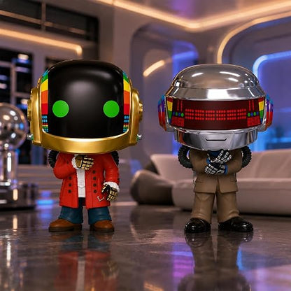 Funko Pop! Rocks: Daft Punk - Discovery 2 Pack | Mercancía Oficial - Figura de Vinilo Coleccionable para Decoración - Regalo de Cumpleaños para Fans