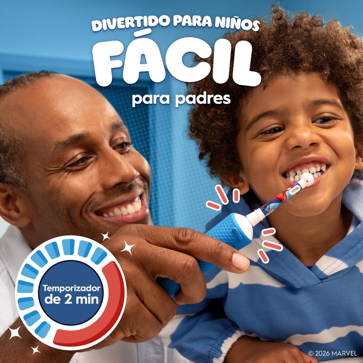 Oral-B Spiderman Cepillo de Dientes Eléctrico para Niños (+3)
