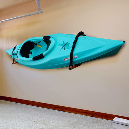 RAD Sportz - Juego de 2 Perchas de Almacenamiento para Montaje en Pared, 150 Libras de Capacidad para Kayaks, Tablas de Surf, canoas o Tablas de Snowboard (Naranja)