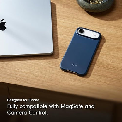 Beats - Funda con MagSafe de Beats para el iPhone Air con Control de la Cámara, Acabado Mate con Forro de Microfibra – Azul subsuelo