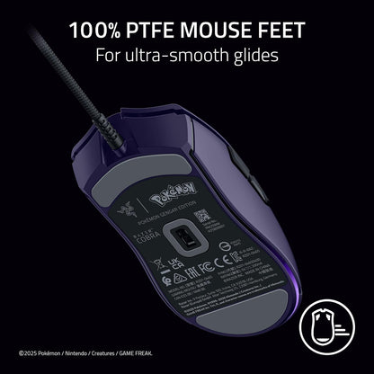 Razer Cobra Ratón de Juego con Cable: 58g Ligero - Interruptores ópticos Gen-3 - Iluminación RGB Chroma con luz de Fondo - Sensor óptico de 8500 dpi - Pies de ratón PTFE 100% - Cable Speedflex