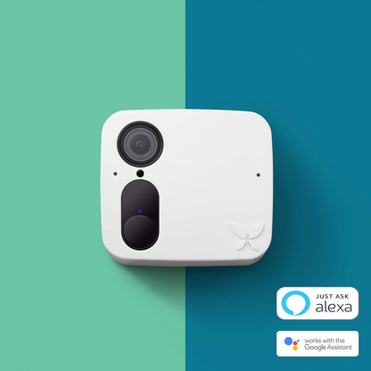 New Ooma Smart Cam Indoor/Outdoor Full-HD Security Camera with Night Vision, 7 Days of Free Storage, Wired or Wire-Free, Works During Internet & Power