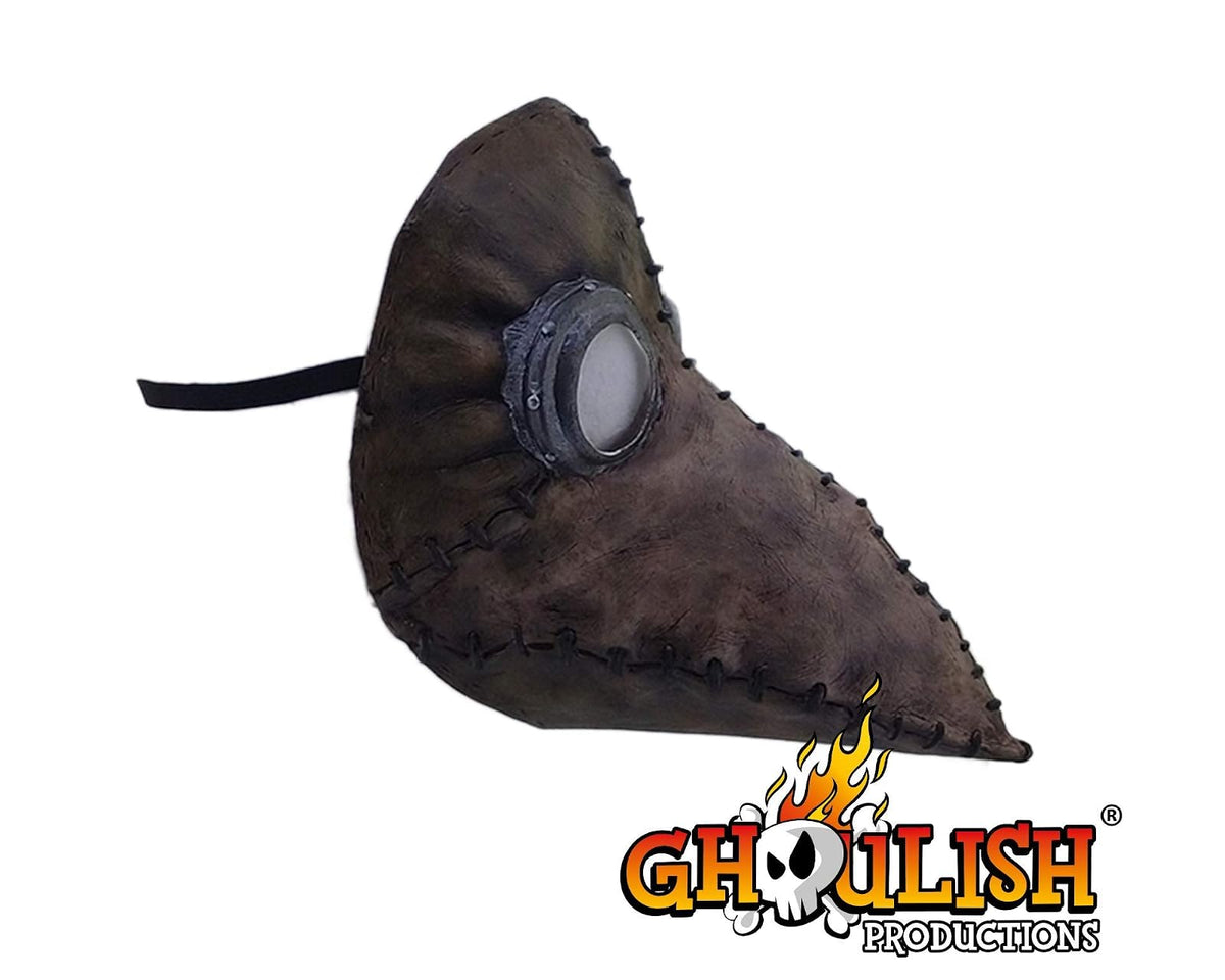 Ghoulish Productions Mascara Gótica de Médico de la Peste Negra/ La Plaga de Latex Antivirus Cosplay Tapa Boca y Ojos para Adulto