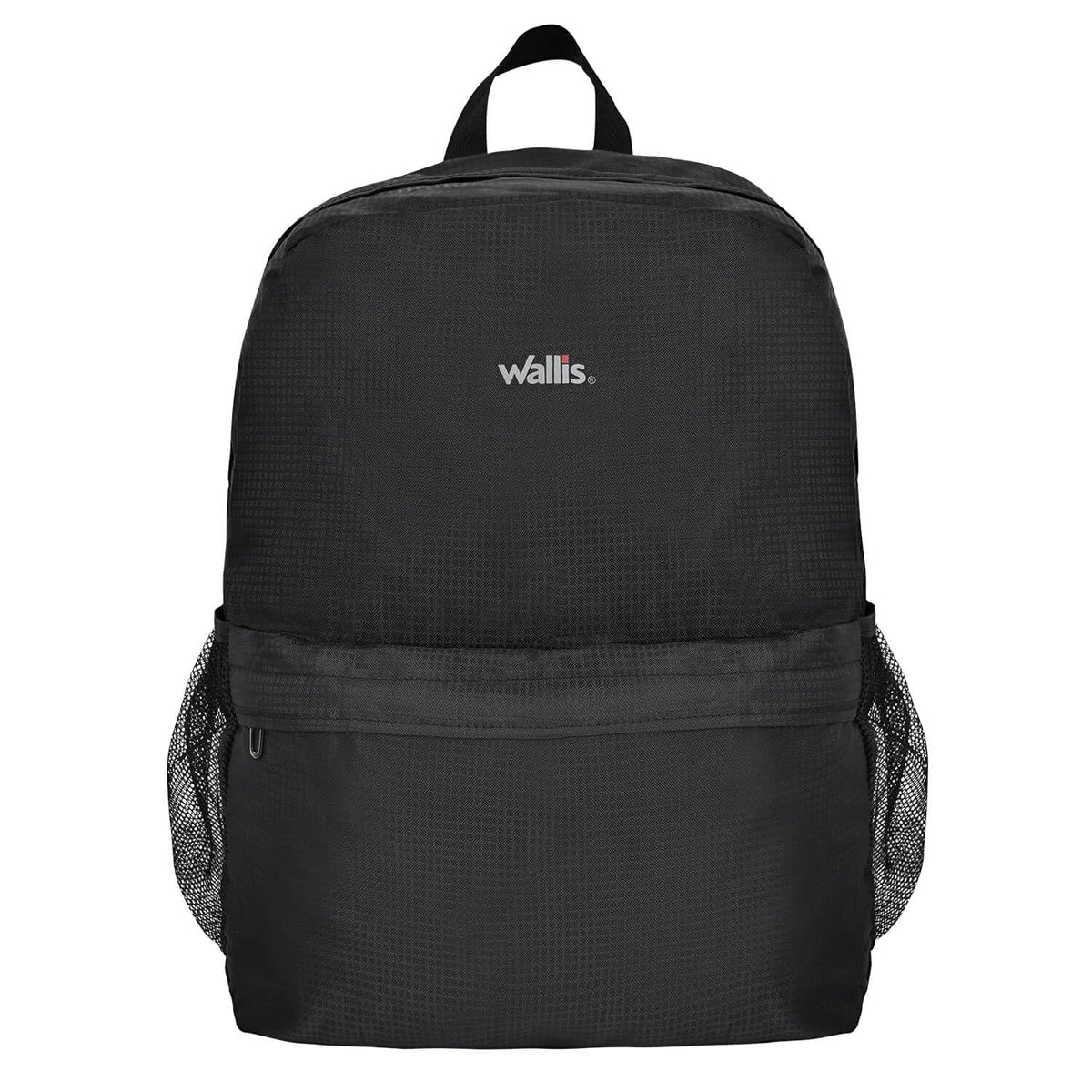 Mochila de viaje plegable 16 L con funda, negro