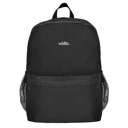 Mochila de viaje plegable 16 L con funda, negro