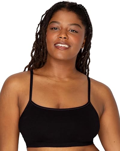 Fruit of The Loom Fruit of The Loom Brasier Deportivo de algodón con Tirantes Delgados para Mujer Sujetador Deportivo para Mujer