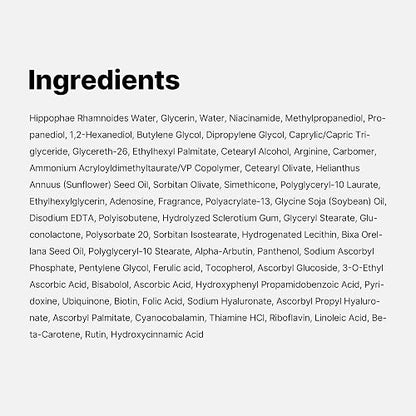 MEDICUBE Deep Vita C Capsule Cream, Crema Facial en Cápsulas con Agua de Espino Amarillo 50%, Niacinamida 5% y Vitamina C, Luminosidad y Tono Uniforme, 55 g