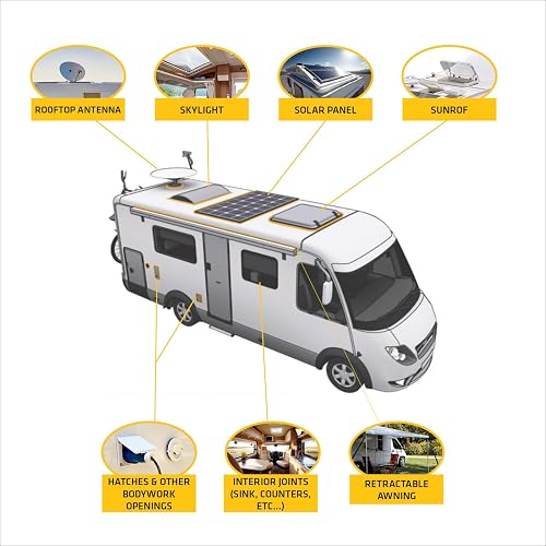 Sika - Adhesivo/Sellador de Poliuretano - Sikaflex 221 - Fácil de aplicar en una gran variedad de superficies como metal, madera y plástico - Resistente a la interperie - Negro - Cartucho 300 ml