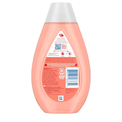 Johnson's Baby - Champú para niños sin lágrimas que define los rizos con manteca de karité, 13.6 onzas líquidas