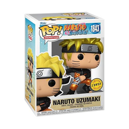 Funko Pop! Animation: Naruto Shippuden - Naruto (1 in 6 Chase Chance) | Mercancía Oficial de Anime - Figura de Vinilo Coleccionable para Decoración - Regalo de Cumpleaños para Fans
