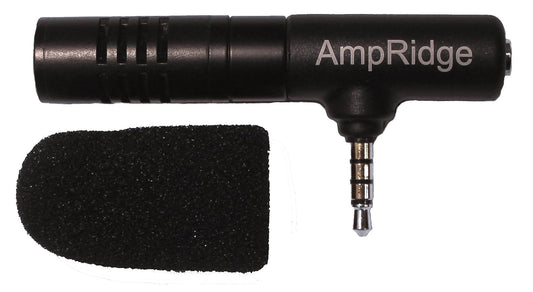 Ampridge MightyMic S - Micrófono de vídeo Condensador para iPhone con Monitor de Auriculares