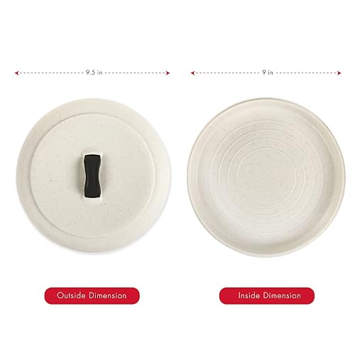 Dexas - Calentador de Tortilla para microondas, Extragrande, Color Avena Natural, 507-51WP
