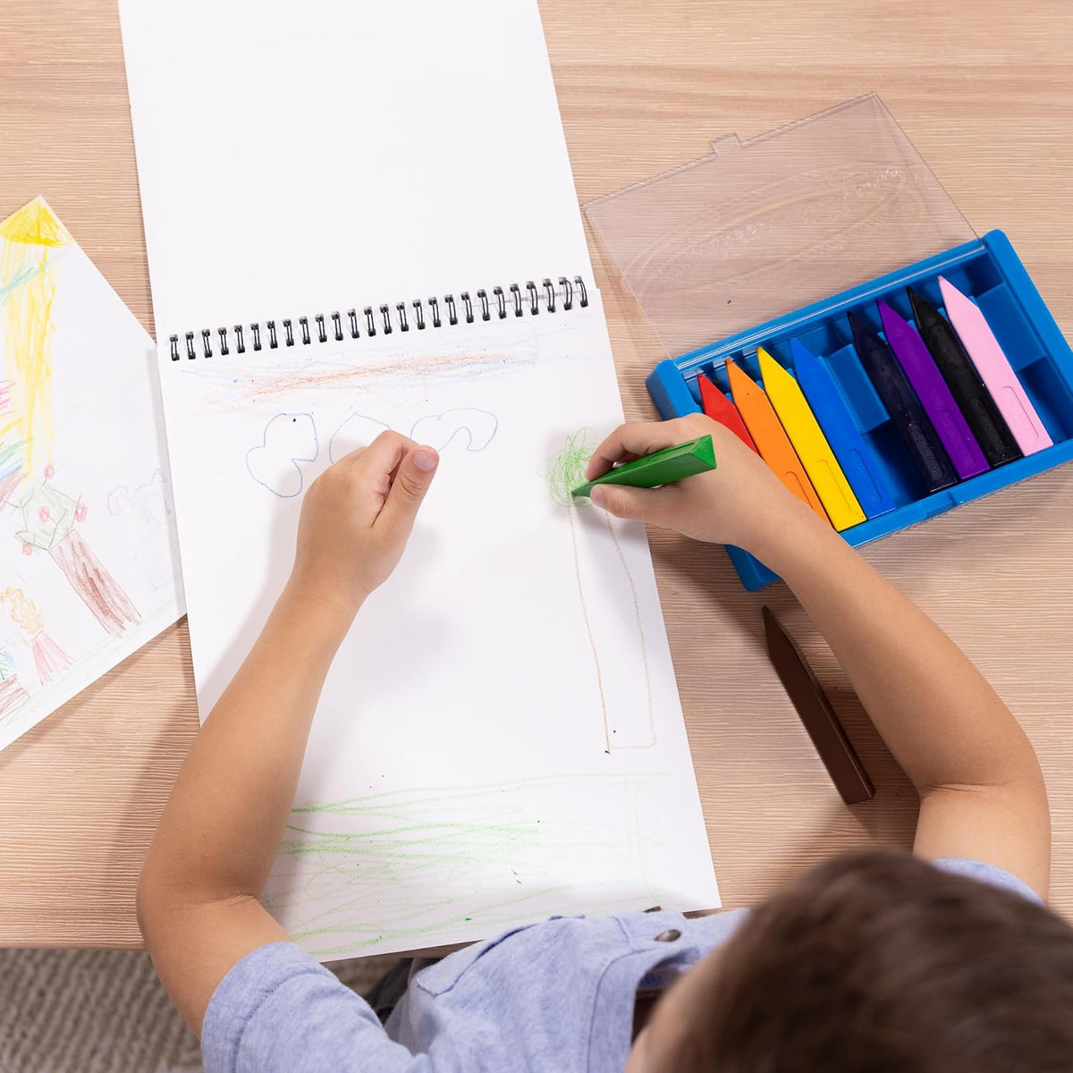 Melissa & Doug Sketch Pad 9” by 12”, Arts & Crafts, Fade-Resistant, Acid-Free White Paper, 50 Sheets, Single Pack, 13” H x 9” W x 0.5” L