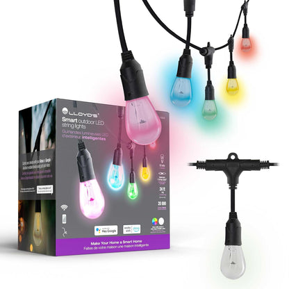 Lloyd's Serie de Focos LED RGB Exterior WiFi Compatible Alexa y Google
