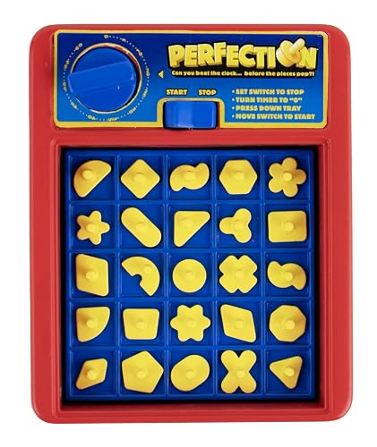 World's Smallest Perfection, juego en miniatura totalmente funcional, juego clásico de forma rápida para niños y adultos, juego de mesa, juegos familiares, juego de viaje, relleno de medias, cestas de