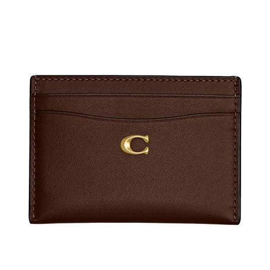 Coach - Funda de piel acolchada para tarjetas