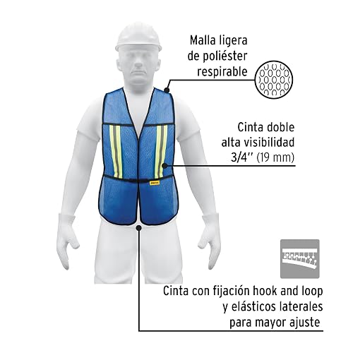 Pretul CHS-200N, Chaleco de seguridad con cintas reflejantes, naranja