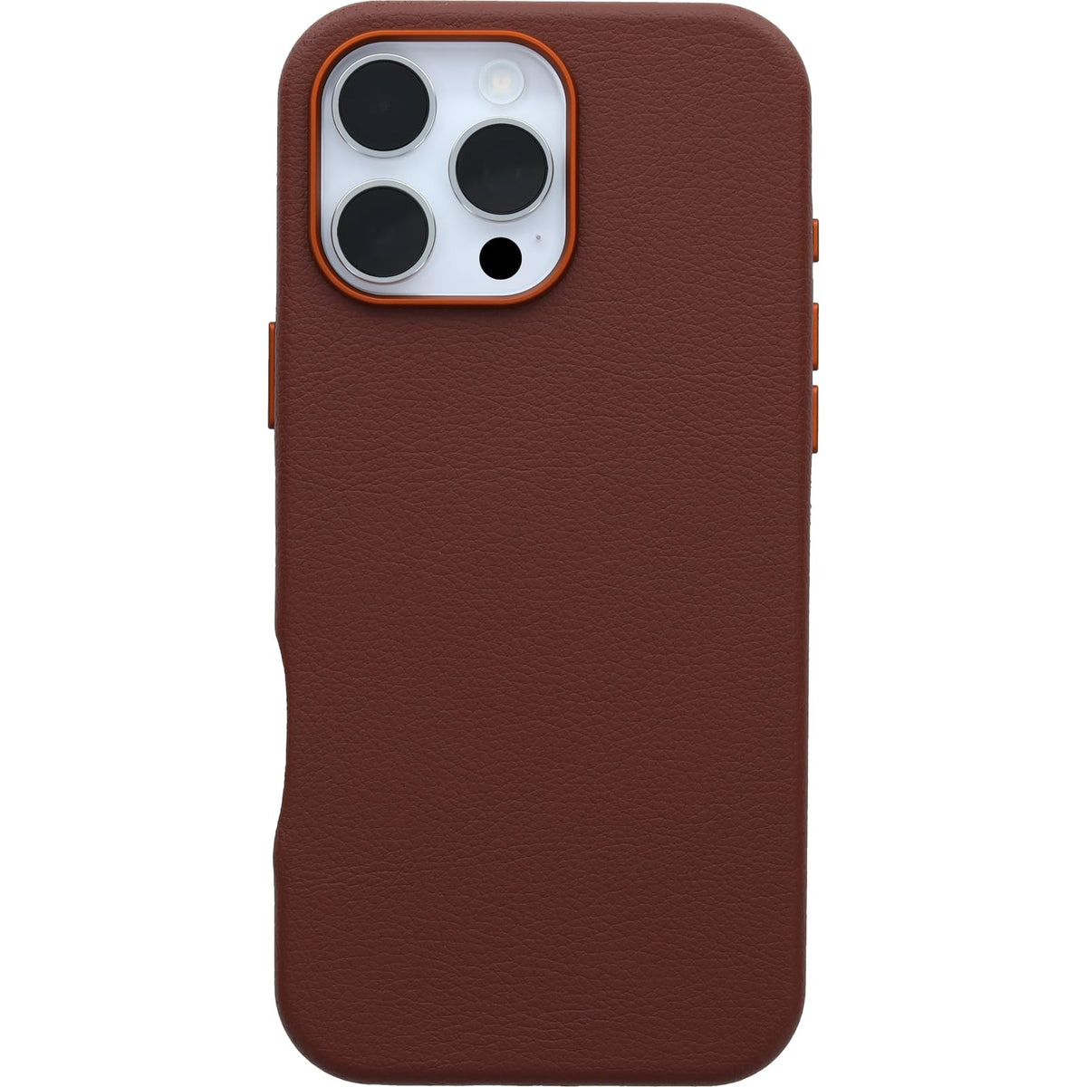 OtterBox iPhone 16 Pro MAX Symmetry Series - Piel de Cactus para MagSafe - Adobe Brown