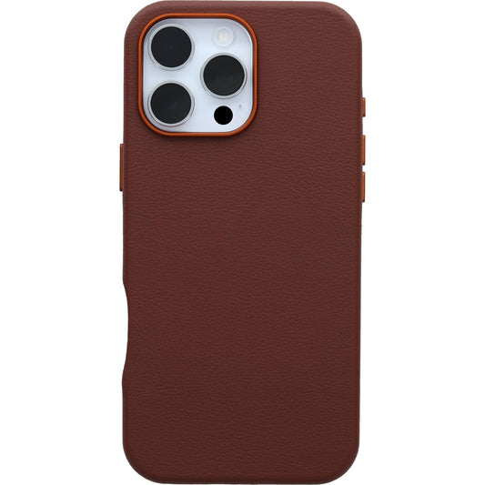 OtterBox iPhone 16 Pro MAX Symmetry Series - Piel de Cactus para MagSafe - Adobe Brown