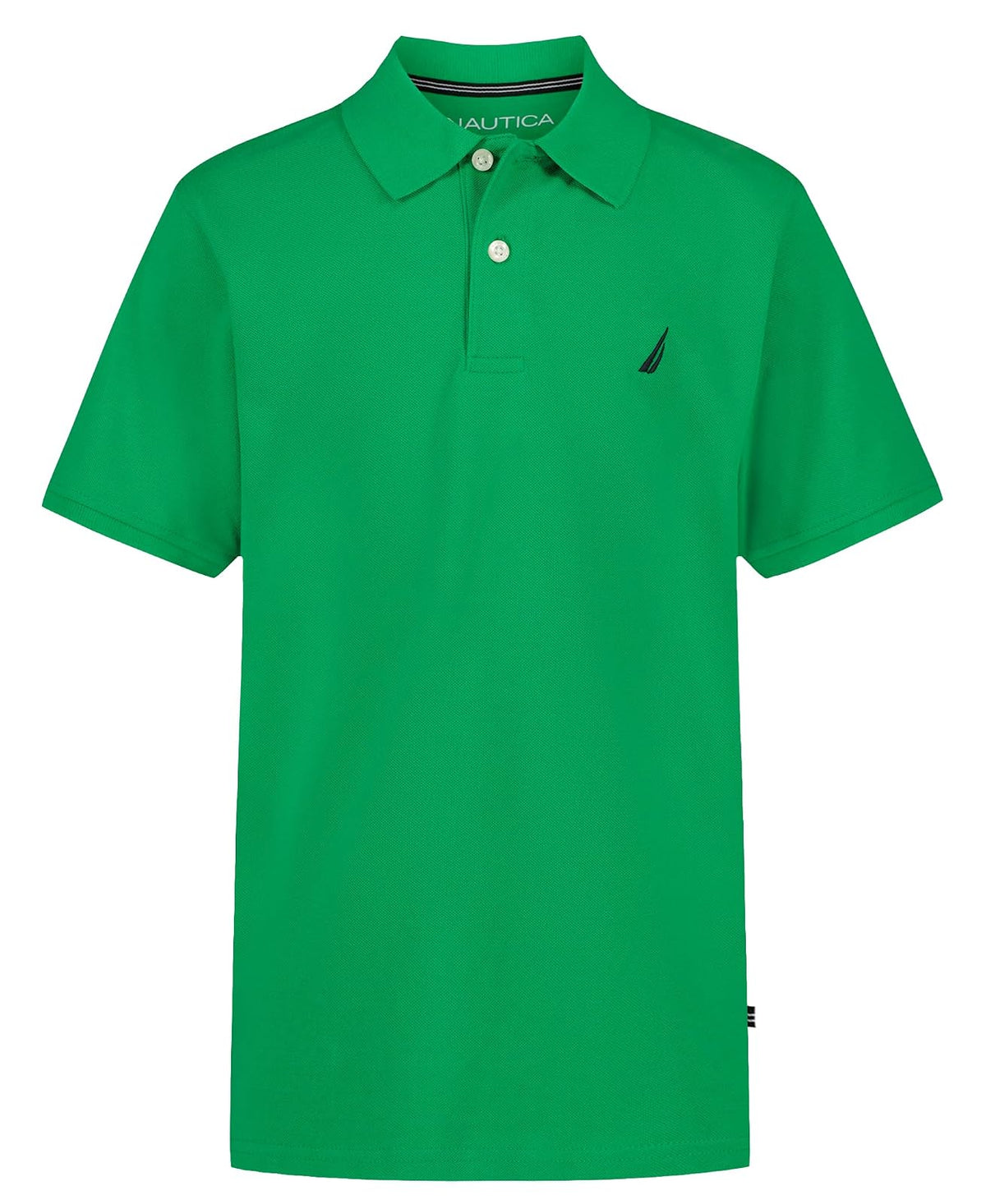 Nautica Playera Polo Manga Corta para Niño - 14-16 - Verde (Bright Green)