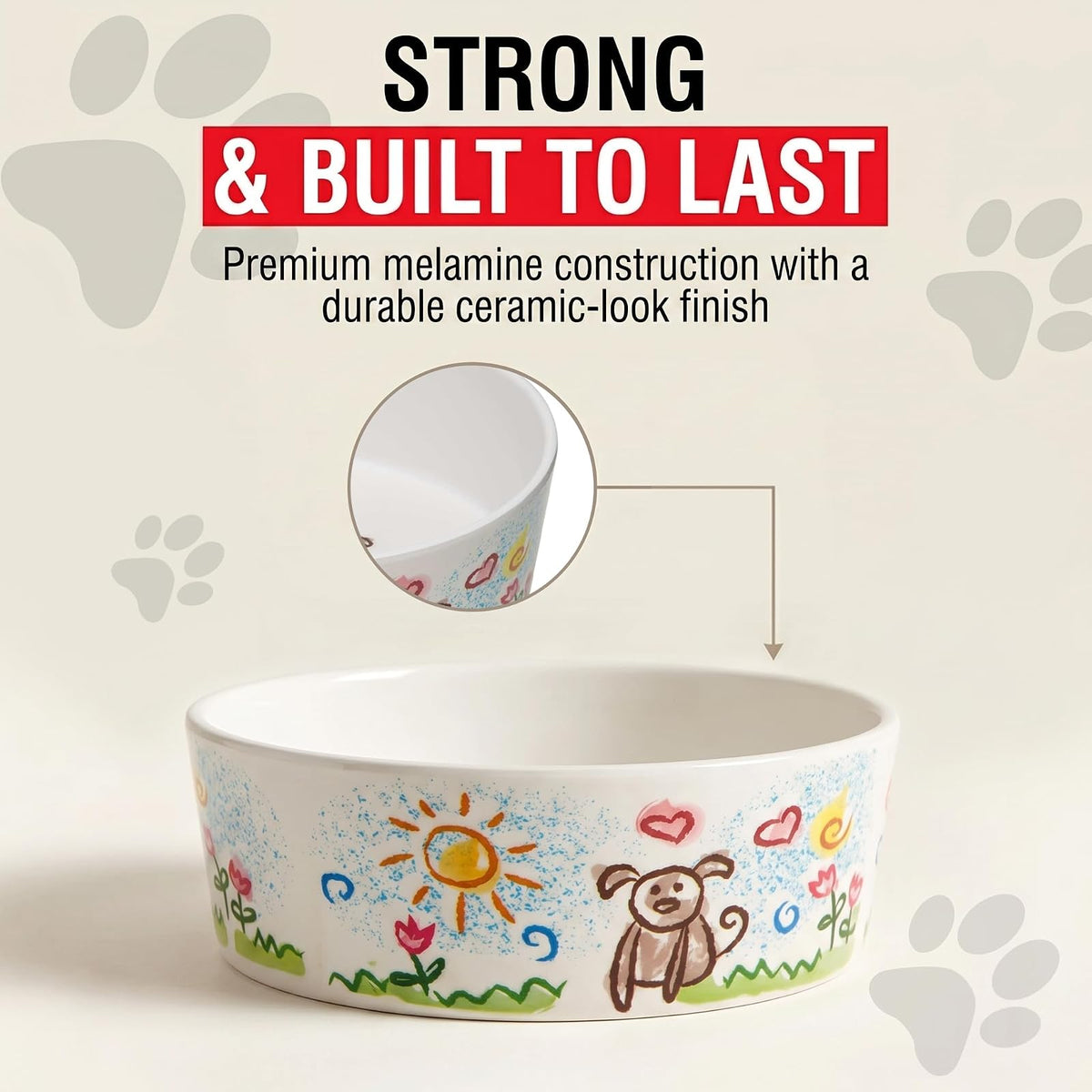 Loving Pets Dolce Puppy Forever Cuenco para Perro, pequeño