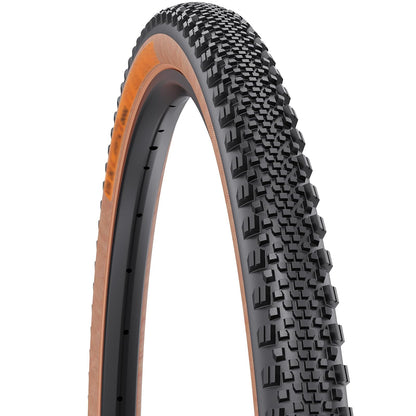 WTB Raddler Gravel Bike Tire (700c) Tubeless Folding - Light & Fast Rolling - SG2 Puncture Protection - Bikepacking (Black/Tan)