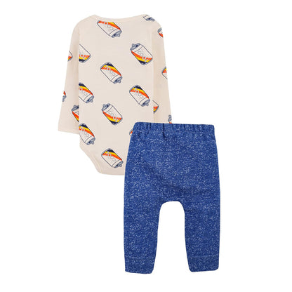 Baby Creysi Conjunto Pañalero Pantalón Tines Conjunto unisex-bebé