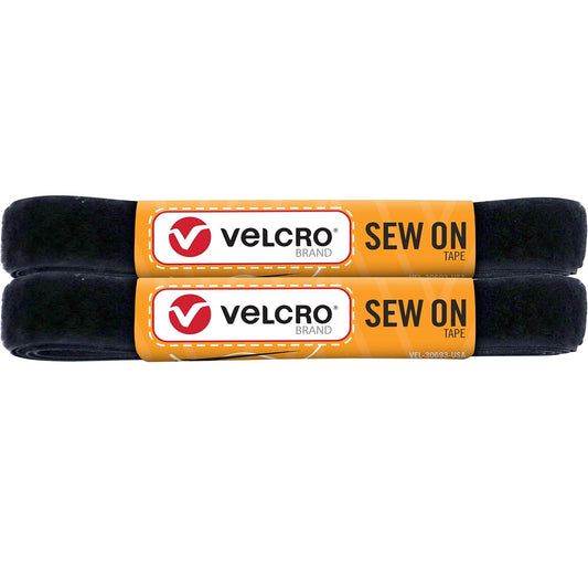 Cinta adhesiva para coser de la marca VELCRO, 5 pies x 0.75 pulgadas, color | Para ropa y manualidades, sustituye a broches y botones; cortado a la longitud para disfraces, reparaciones y proyectos de