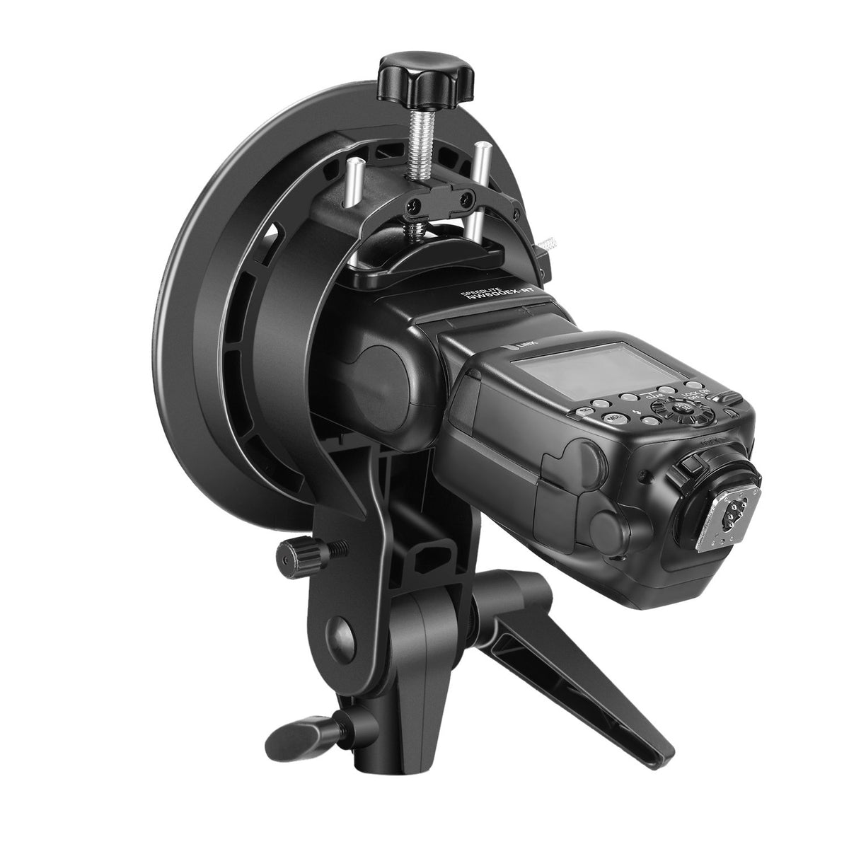 Neewer S-Type Bracket Holder with Bowens Mount for Speedlite Flash Snoot Softbox Beauty dish Reflector Umbrella