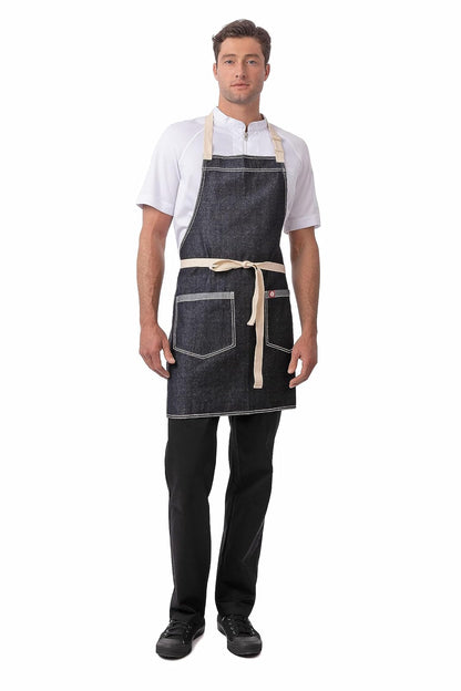 Chef Works Delantal de mezclilla Ridgewood DelantalUnisex adulto