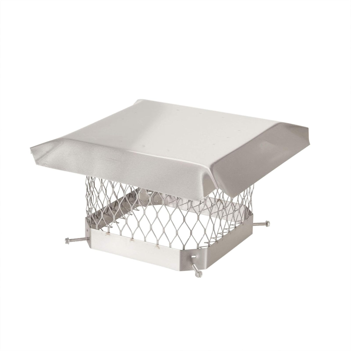 Shelter SCSS1313 - Tapa de chimenea de acero inoxidable, 9" x 9", Acero inoxidable