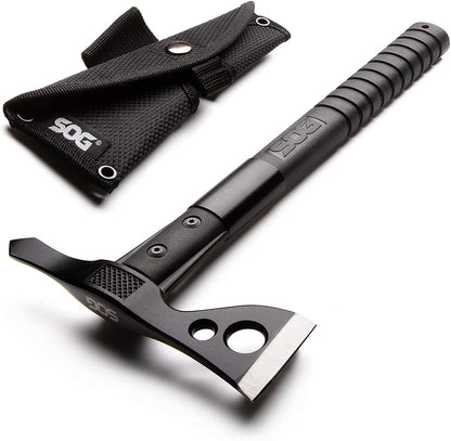 SOG Specialty Knives and Tools F06TN-CP Fasthawk Tactical Tomahawk with 2-Inch Steel Axe Blade and Black Ballistic Nylon Sheath, black finish