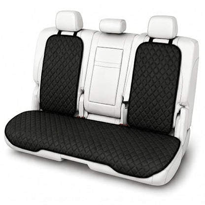 FH Group FH1026BLACK-AVC Cojines de Asiento Trasero Neosupreme con Respaldo Antideslizante Ajuste Universal, Negro