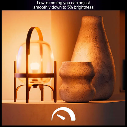 Philips Hue Foco LED Inteligente A19 E26 9 W 810 Lúmenes Blanca Cálida 2700 K Paquete de 2